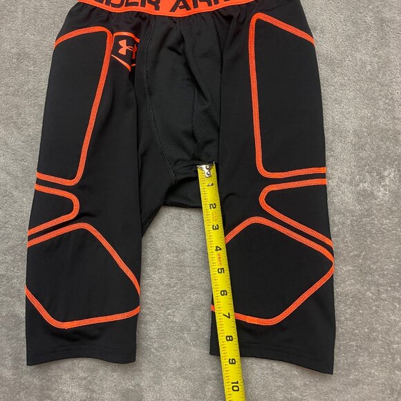 Under Armour PTH Padded Baseball Sliding Compression Shorts Men's Small Black - Picture 3 of 10